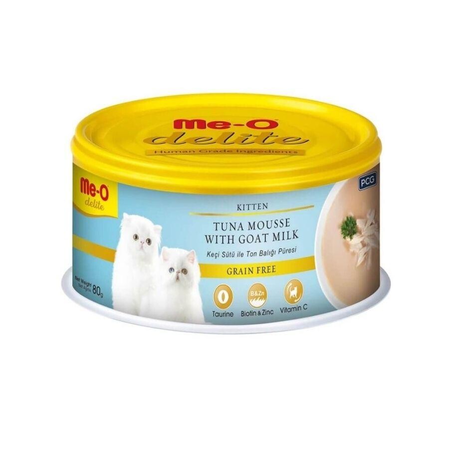 Me-o Delite Püre Keçi Sütlü Ve Ton Balıklı Yavru Kedi Konservesi 80 GR | SRC: Barcode: 8850477024144